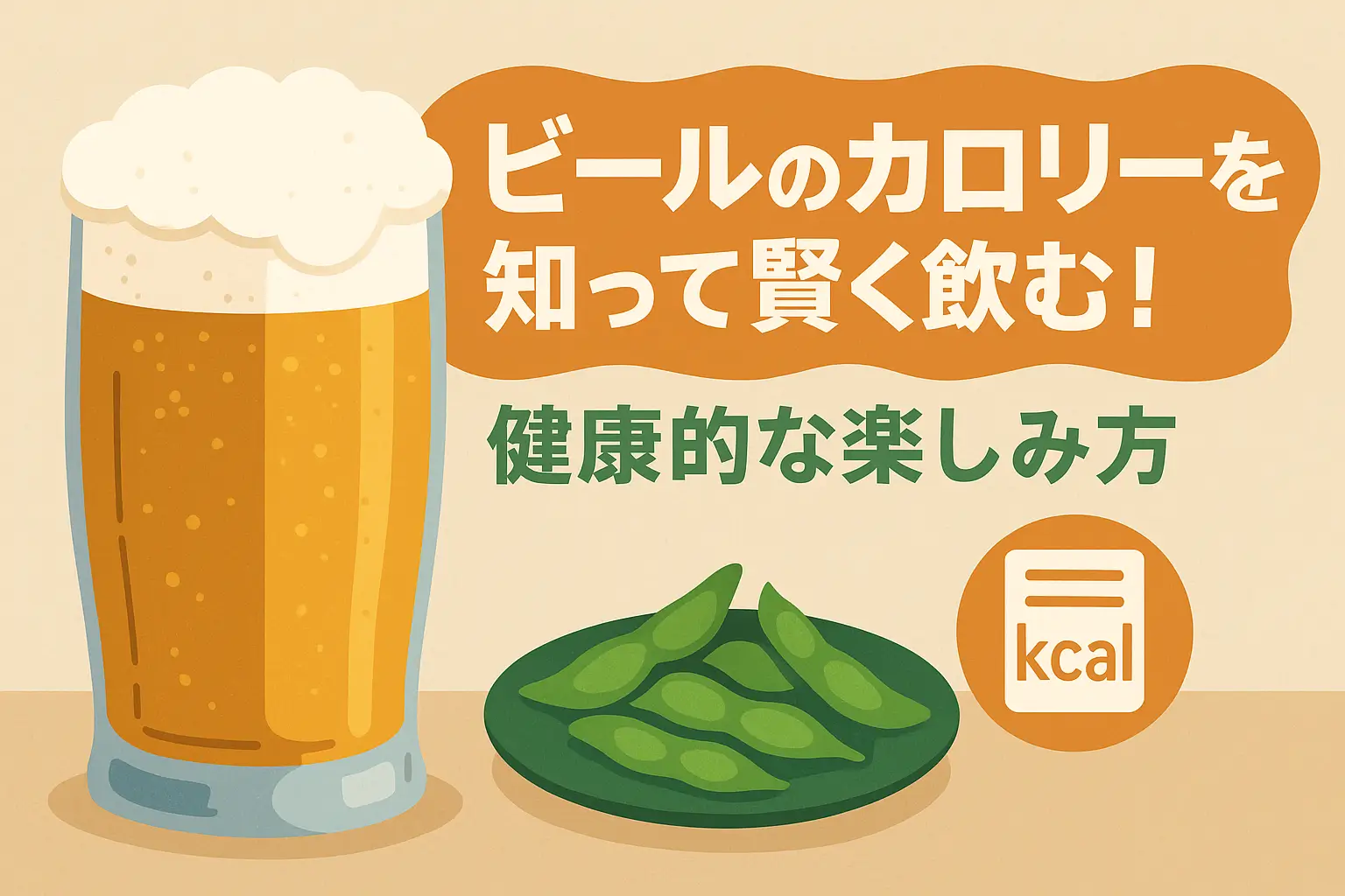 ビールのカロリーを知って賢く飲む！健康的な楽しみ方