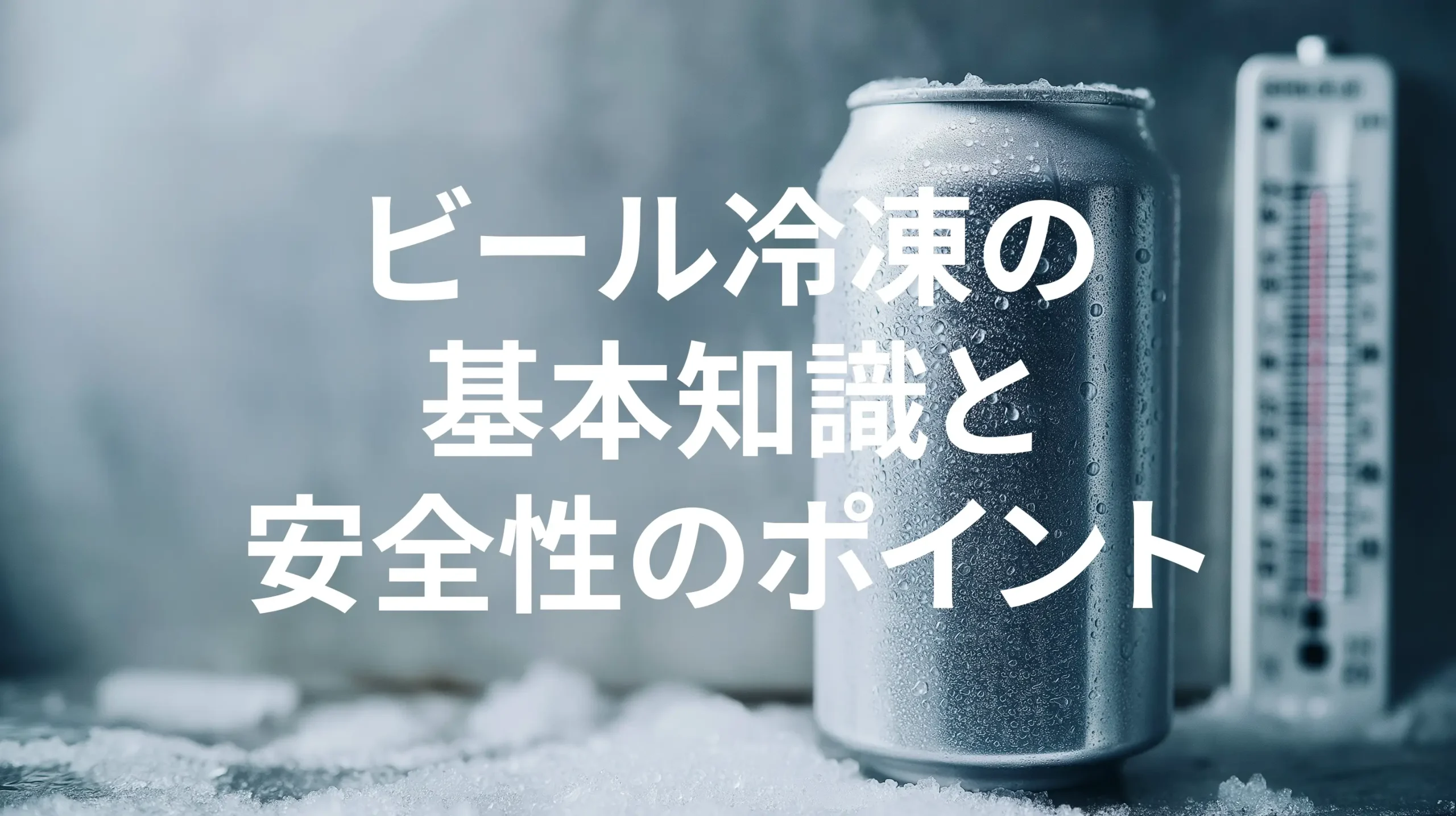 ビール冷凍の基本知識と安全性のポイント