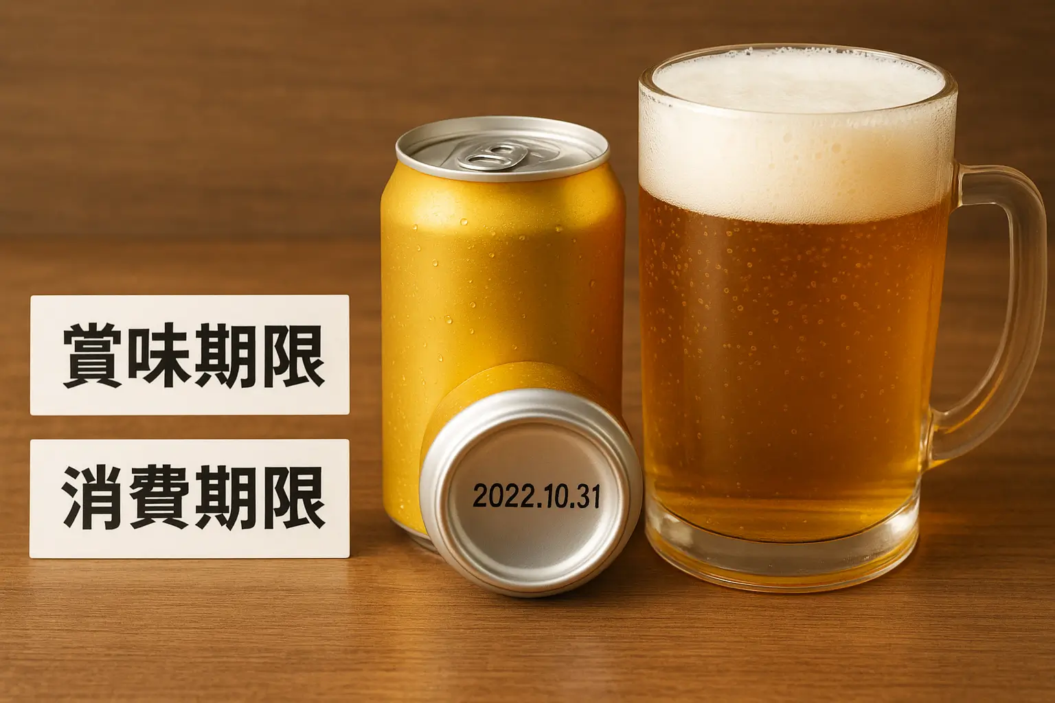 ビールの賞味期限とは